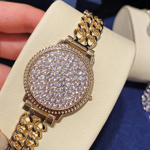 CZ Pendant Bracelet Round Crystal Bangle Female Jewelry