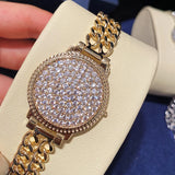 CZ Pendant Bracelet Round Crystal Bangle Female Jewelry