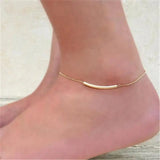 Snake Chain Anklet Women Link Chain Anklet Jewelry Gift