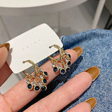 Tassel Minimalist Zircon Earrings Sweet Romantic Jewelry