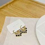 Tassel Minimalist Zircon Earrings Sweet Romantic Jewelry