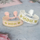 Embroidery Tassel Bracelet Retro Couple Braided Jewelry