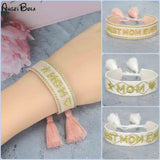 Embroidery Tassel Bracelet Retro Couple Braided Jewelry