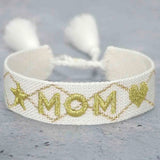 Adjustable Embroidery Tassel Bracelet Couple Braided Jewelry
