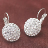 Austrian Titanium Steel Crystal Earrings for Women