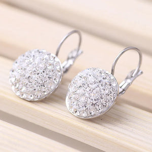 Austrian Titanium Steel Crystal Earrings for Women