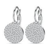 Austrian Titanium Steel Crystal Earrings for Women