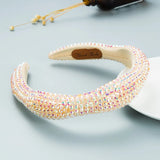 Bling Crystal Sponge Headband Flower Style Hair Accessories