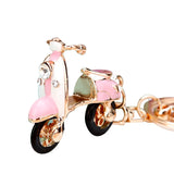 Unicorn Keychain Rhinestone Keys Crystal Motorcy Pendants Jewelry