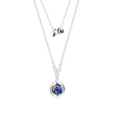 Girl Collier Birthday Long Chain Silver S925 Necklace Women