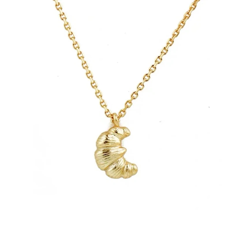 Croissant Charm Necklace - Moony Summer Collection