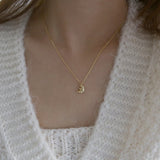 Croissant Charm Necklace - Moony Summer Collection