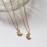 Croissant Charm Necklace - Moony Summer Collection