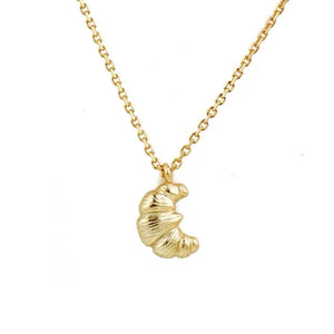 Croissant Charm Necklace - Moony Summer Collection