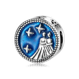 925 Silver Constellation Charm Beads for Bracelet Jewelry Making