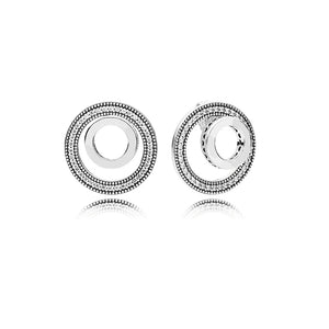 High Style 925 Sterling Silver Moments Earrings Women's And Accessories