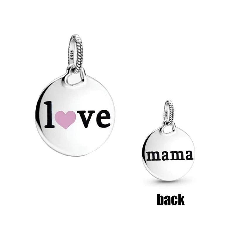 S925 Sterling Silver Heart-shaped Pendant Girl Romantic Jewelry