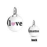 S925 Sterling Silver Heart-shaped Pendant Girl Romantic Jewelry