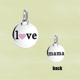 S925 Sterling Silver Heart-shaped Pendant Girl Romantic Jewelry