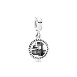 Classic S925 Silver Washington 21st Birthday Charm Bracelet Accessory