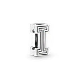 Charming S925 Sterling Silver 26-Letter DIY Pendant Jewelry