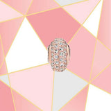 Rose Gold Zircon DIY Beads, Accessory Charm Gifts