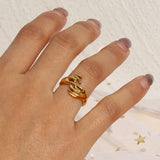Hiphop Stainless Steel Gesture Rings Creative Jewelry Party Ring