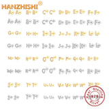 925 Sterling Silver Letter Alphabet Stud Earrings for Women Girls