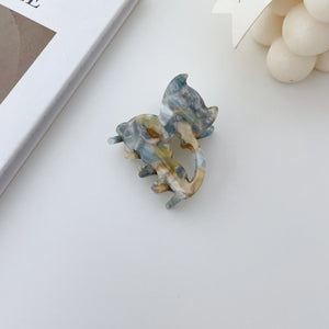 Colorful Plastic Hair Claw Cat Grip Clips For Girls