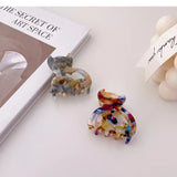 Colorful Plastic Hair Claw Cat Grip Clips For Girls