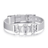 Stainless Steel Vacuum Plating Bracelets Bangles Couples Jewelry