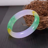 Hot Natural 100% Jade Bangles Three Quartz Jade Bracelet Jewelry