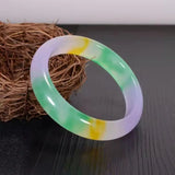 Hot Natural 100% Jade Bangles Three Quartz Jade Bracelet Jewelry
