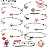 925 Silver Snake Chgn Bracelet for Women