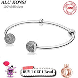 925 Silver Snake Chgn Bracelet for Women