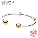 925 Silver Snake Chgn Bracelet for Women