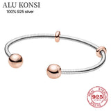 925 Silver Snake Chgn Bracelet for Women