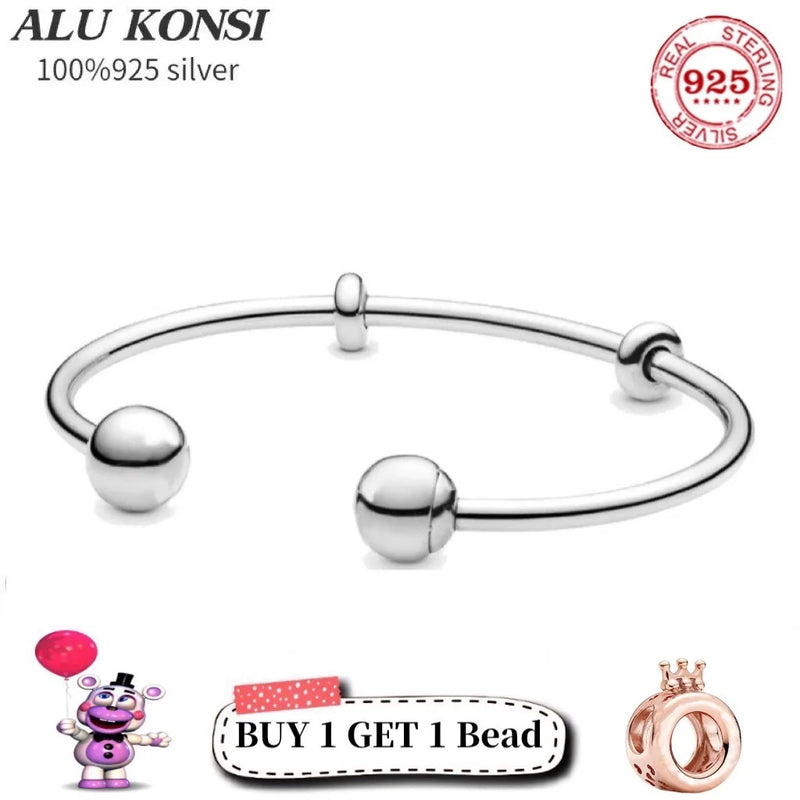 925 Silver Snake Chgn Bracelet for Women