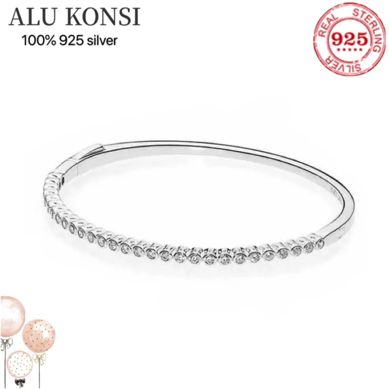 925 Silver Charm Bracelet Women DIY Jewelry