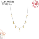 Hot 925 Sterling Silver pan necklace For Women DIY Wedding Jewelry