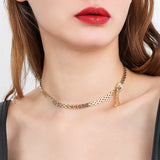 Ins Wrist Jewelry Hiphop Women Bracelet Golden Holiday Gift For Girlfriend