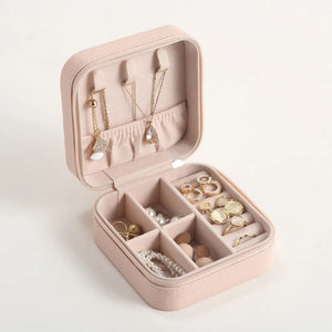 Travel Jewelry Case Boxes Leather Storage Joyeros Organizador De Joyas