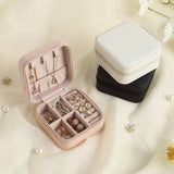Travel Jewelry Case Boxes Leather Storage Joyeros Organizador De Joyas