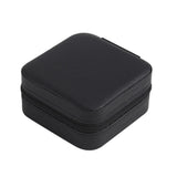 Travel Jewelry Case Box Organizer Leather Earring Holder