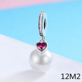 June Collection Silver Family Tree Little Girl Boy Heart Charm Beads