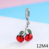 June Collection Silver Family Tree Little Girl Boy Heart Charm Beads