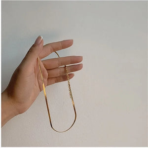 Acrylic Snake Bone Chain Necklace for Women