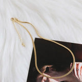 Acrylic Snake Bone Chain Necklace for Women