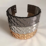 Hiphop Punk Gold/Silver Cuff Bracelet Bangles For Girl