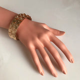 Hiphop Punk Gold/Silver Cuff Bracelet Bangles For Girl